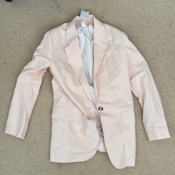 H\u0026M Jackets \u0026 Coats | Nwt H\u0026M Light Pink Blazer | Color: Pink | Size: Xs | Kate113's Closet